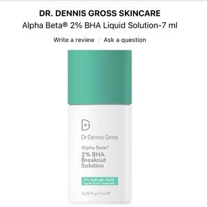 Pick 8/$50 Dr.Dennis Gross Alpha Beta® 2% BHA Liquid Solution🆕deluxe sample sz